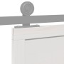 Puerta de granero madera maciza pino blanca 100x208 cm de , Puertas - Ref: Foro24-850630, Precio: 145,04 €, Descuento: %