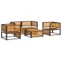 Set de sofás de jardín con cojines 5 pzas madera maciza acacia de , Conjuntos de jardín - Ref: Foro24-3214919, Precio: 675,66...