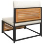 Set sofás de jardín con cojines 4 pzas madera maciza de acacia de , Conjuntos de jardín - Ref: Foro24-3214931, Precio: 430,35...