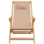 Sillas de playa plegables 2 unidades tela y madera maciza taupe de , Sillas de jardín - Ref: Foro24-3214488, Precio: 175,01 €...