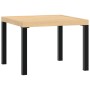 Mesa de jardín acero recubrimiento en polvo negro 55x55x39,5 cm de , Mesas de jardín - Ref: Foro24-4008568, Precio: 52,13 €, ...