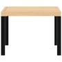Mesa de jardín acero recubrimiento en polvo negro 55x55x39,5 cm de , Mesas de jardín - Ref: Foro24-4008568, Precio: 52,13 €, ...