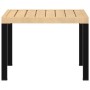 Mesa de jardín acero recubrimiento en polvo negro 55x55x39,5 cm de , Mesas de jardín - Ref: Foro24-4008568, Precio: 52,13 €, ...