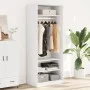Armario de madera de ingeniería blanco 80x50x200 cm de , Armarios roperos - Ref: Foro24-3307693, Precio: 164,72 €, Descuento: %