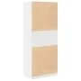Armario de madera de ingeniería blanco 80x50x200 cm de , Armarios roperos - Ref: Foro24-3307693, Precio: 164,72 €, Descuento: %