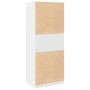 Armario de madera de ingeniería blanco 80x50x200 cm de , Armarios roperos - Ref: Foro24-3307693, Precio: 170,15 €, Descuento: %