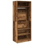 Armario de madera de ingeniería madera envejecida 80x50x200 cm de , Armarios roperos - Ref: Foro24-3307700, Precio: 184,16 €,...