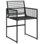 Set de comedor de jardín 17 pzas ratán sintético negro de , Conjuntos de jardín - Ref: Foro24-3295057, Precio: 985,57 €, Desc...
