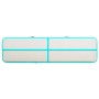 Esterilla inflable de gimnasia y bomba PVC verde 600x100x15 cm de vidaXL, Esteras para pilates y yoga - Ref: Foro24-92669, Pr...