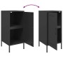 Aparador de acero laminado en frío negro 2 piezas 36x39x79 cm de , Aparadores - Ref: Foro24-843013, Precio: 121,94 €, Descuen...
