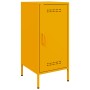 Aparador de acero laminado en frío amarillo mostaza 36x39x79 cm de , Aparadores - Ref: Foro24-843018, Precio: 75,61 €, Descue...