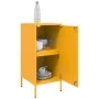 Aparador de acero laminado en frío amarillo mostaza 36x39x79 cm de , Aparadores - Ref: Foro24-843018, Precio: 74,78 €, Descue...