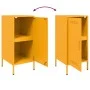 Aparador de acero laminado en frío amarillo mostaza 36x39x79 cm de , Aparadores - Ref: Foro24-843018, Precio: 74,78 €, Descue...