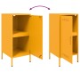 Aparador de acero laminado en frío amarillo mostaza 36x39x79 cm de , Aparadores - Ref: Foro24-843018, Precio: 75,61 €, Descue...