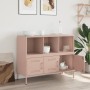 Aparador de acero laminado en frío rosa 100,5x39x79 cm de , Aparadores - Ref: Foro24-843091, Precio: 157,37 €, Descuento: %
