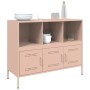 Aparador de acero laminado en frío rosa 100,5x39x79 cm de , Aparadores - Ref: Foro24-843091, Precio: 157,37 €, Descuento: %