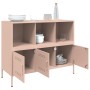 Aparador de acero laminado en frío rosa 100,5x39x79 cm de , Aparadores - Ref: Foro24-843091, Precio: 157,37 €, Descuento: %