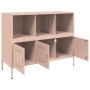 Aparador de acero laminado en frío rosa 100,5x39x79 cm de , Aparadores - Ref: Foro24-843091, Precio: 157,37 €, Descuento: %