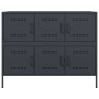 Aparador acero laminado en frío gris antracita 100,5x39x79 cm de , Aparadores - Ref: Foro24-843098, Precio: 176,09 €, Descuen...