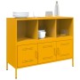 Aparador de acero laminado en frío amarillo 100,5x39x79 cm de , Aparadores - Ref: Foro24-843093, Precio: 155,17 €, Descuento: %