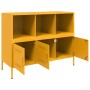 Aparador de acero laminado en frío amarillo 100,5x39x79 cm de , Aparadores - Ref: Foro24-843093, Precio: 155,17 €, Descuento: %