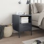 Mesita de noche acero laminado en frío antracita 36x39x50,5 cm de , Mesitas de noche - Ref: Foro24-843058, Precio: 71,66 €, D...