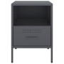 Mesita de noche acero laminado en frío antracita 36x39x50,5 cm de , Mesitas de noche - Ref: Foro24-843058, Precio: 71,66 €, D...