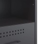 Mesita de noche acero laminado en frío antracita 36x39x50,5 cm de , Mesitas de noche - Ref: Foro24-843058, Precio: 71,66 €, D...