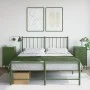 Bedside tables 2 units, olive green laminated steel, 36x39x68 cm by , Nightstands - Ref: Foro24-843087, Price: 167,90 €, Disc...
