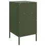 Bedside tables 2 units, olive green laminated steel, 36x39x68 cm by , Nightstands - Ref: Foro24-843087, Price: 167,90 €, Disc...