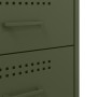 Mesitas de noche 2 uds acero laminado verde oliva 36x39x68 cm de , Mesitas de noche - Ref: Foro24-843087, Precio: 169,82 €, D...