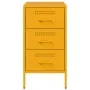 Mesitas de noche 2 uds acero laminado amarillo 36x39x68 cm de , Mesitas de noche - Ref: Foro24-843085, Precio: 167,90 €, Desc...