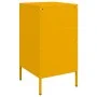 Mesitas de noche 2 uds acero laminado amarillo 36x39x68 cm de , Mesitas de noche - Ref: Foro24-843085, Precio: 167,90 €, Desc...