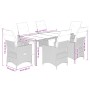 Set de mesa y sillas de jardín 7 pzas y cojines ratán PE beige de , Conjuntos de jardín - Ref: Foro24-3276941, Precio: 939,75...