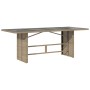 Set de mesa y sillas de jardín 7 pzas y cojines ratán PE beige de , Conjuntos de jardín - Ref: Foro24-3276943, Precio: 970,08...