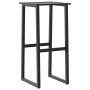 Juego de mesa alta y taburetes de jardín 5 piezas acero negro de , Conjuntos de jardín - Ref: Foro24-3283751, Precio: 343,53 ...