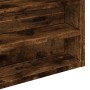 Vitrina de madera de ingeniería roble ahumado 80x8,5x58 cm de , Estantes y estanterías - Ref: Foro24-847958, Precio: 45,75 €,...