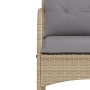 Silla mecedora de jardín con cojines ratán sintético beige de , Sillas de jardín - Ref: Foro24-369021, Precio: 103,37 €, Desc...