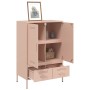 Aparador de acero laminado en frío rosa 68x39x101,5 cm de , Aparadores - Ref: Foro24-843109, Precio: 179,96 €, Descuento: %