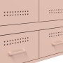 Aparador de acero laminado en frío rosa 68x39x101,5 cm de , Aparadores - Ref: Foro24-843109, Precio: 179,96 €, Descuento: %