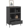 Aparador de acero laminado en frío negro 68x39x101,5 cm de , Aparadores - Ref: Foro24-843102, Precio: 146,69 €, Descuento: %