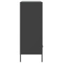 Aparador de acero laminado en frío negro 68x39x101,5 cm de , Aparadores - Ref: Foro24-843102, Precio: 146,69 €, Descuento: %