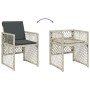 Set comedor jardín y cojines 17 pzas ratán sintético gris claro de , Conjuntos de jardín - Ref: Foro24-3210827, Precio: 988,2...