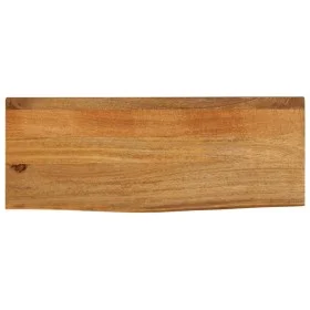 Solid mango wood natural edge table top 80x40x2.5 cm by , Table tops - Ref: Foro24-370538, Price: 69,71 €, Discount: %