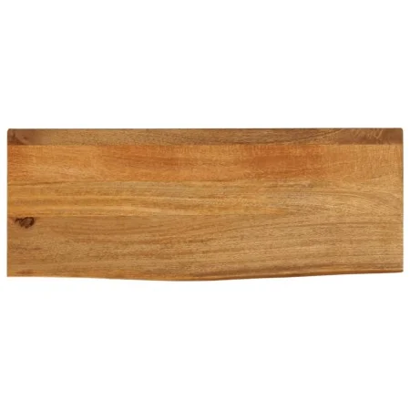 Solid mango wood natural edge table top 80x40x2.5 cm by , Table tops - Ref: Foro24-370538, Price: 69,71 €, Discount: %