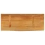 Solid mango wood natural edge table top 80x40x2.5 cm by , Table tops - Ref: Foro24-370538, Price: 69,71 €, Discount: %