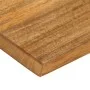 Solid mango wood natural edge table top 80x40x2.5 cm by , Table tops - Ref: Foro24-370538, Price: 69,71 €, Discount: %