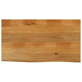 Solid mango wood natural edge table top 100x60x2.5 cm by , Table tops - Ref: Foro24-370550, Price: 85,08 €, Discount: %