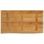 Solid mango wood natural edge table top 100x60x2.5 cm by , Table tops - Ref: Foro24-370550, Price: 85,08 €, Discount: %