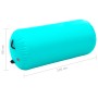 Rollo hinchable de gimnasia con bomba PVC verde 120x90 cm de vidaXL, Yoga y pilates - Ref: Foro24-92719, Precio: 88,26 €, Des...